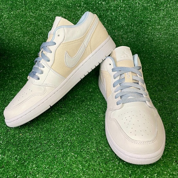Nike Shoes - Size 11 | Nike Wmns Air Jordan 1 Low 'Sail Canvas' 2022 DQ4151-500
